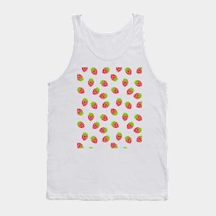 Strawberry Fruit Pattern Tank Top